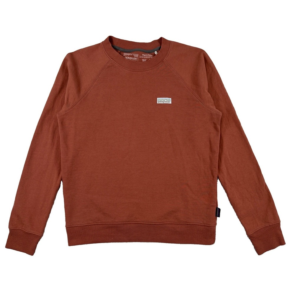 Patagonia Pastel P-6 Label Organic Crew Sweatshirt Women's XS Century Pink